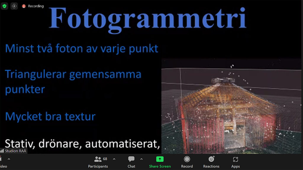 Skärmklipp från presentation av 3D-teknik. CC BY Viktor Lindbäck