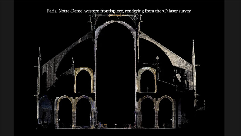 Skärmklipp från presentationen av projektet 3D-dokumentation av Stonehenge. CC BY Viktor Lindbäck